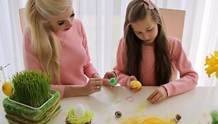 Inga Stumbrienė su dukra Estela