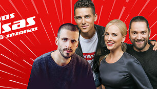 &bdquo;Lietuvos balso&ldquo; mokytoja: Justinas Jarutis, Donatas Montvydas, Inga Jankauskaitė, Leonas Somovas