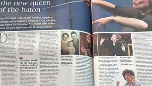 Mirga Gražinytė-Tyla laikra&scaron;čio &bdquo;The Times&ldquo; vir&scaron;elyje