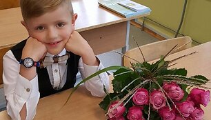 Ryčio Cicino ir Neringos Kavaliauskaitės sūnus Adas