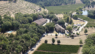 Angelinos Jolie ir Brado Pitto dvaras &bdquo;Chateau Miraval&ldquo; Provanse
