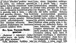 Apklausa 1931 m. &bdquo;Dienos naujienose&ldquo;