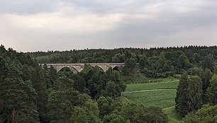 Stančikų tiltai nuo netoliese esančio apžvalgos bokšto