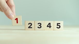 Skaičiai nuo 1 iki 5
