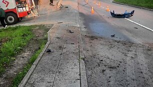 Avarija Vilniuje, Pramonės gatvėje