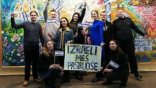 &Scaron;venčionių moksleiviai, kurie vyks į Izraelį