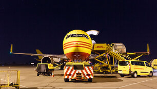 DHL logistikos centro Birmingeme vaizdai