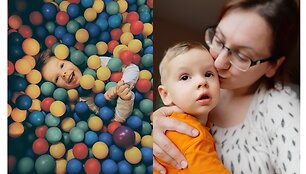 Marijonas su mama (nuotraukų koliažas)