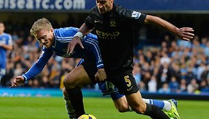 Andre Schurrle ir Pablo Zabaleta