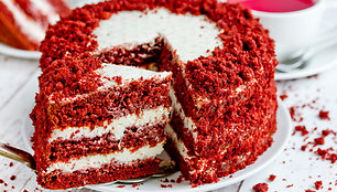 „Red velvet“ tortas