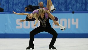 Sočio dailiojo čiuožimo nugalėtojai Charlie White'as ir Meryl Davis