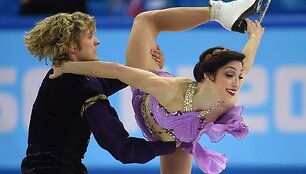 Sočio dailiojo čiuožimo nugalėtojai Charlie White'as ir Meryl Davis