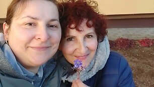 Vilija Ročkaitė ir mama Liuda