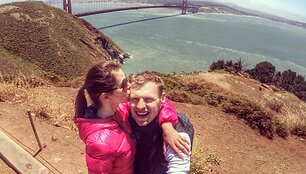 Viktorija ir Martynas Pociai San Franciske