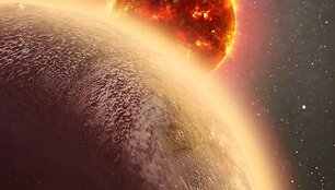 Uolinga planeta GJ1132b menininko akimis