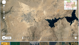 Su &bdquo;Google Timelapse&ldquo; galima apžiūrėti bet kurios pasaulio vietos kaitą