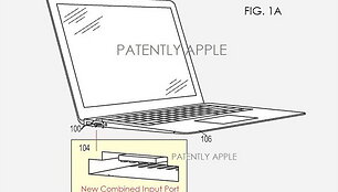 &bdquo;Apple&ldquo; užpatentavo naujo tipo sąsają informacijos perdavimui, tikriausiai, siekdama dar labiau sumažinti savo gaminamų ne&scaron;iojamųjų kompiuterių storį