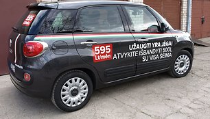 „Fiat 500L“ išorės dizainas 