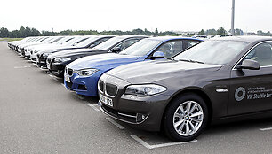 ES renginiams skirti BMW automobiliai