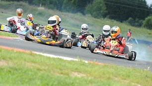 Lietuvos kartingo čempionato dalyviai 