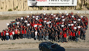&bdquo;Audi Twin Cup&ldquo; serviso specialistų čempionato dalyviai 