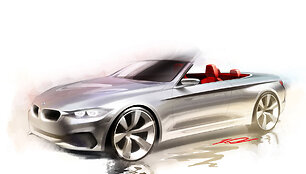 4 serijos BMW kabrioleto i&scaron;orės dizains 
