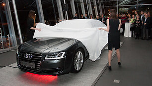 Atnaujinto &bdquo;Audi A8&ldquo; sedano pristatymas Vilniuje