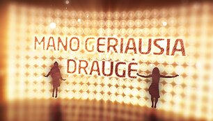 Socialinio projekto &bdquo;Mano geriausia draugė&ldquo; logotipas