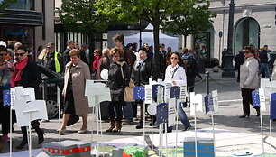 Susisiekimo ministerija Europos dieną pristatė ES projektus. Susisiekimo ministerijos nuotr.