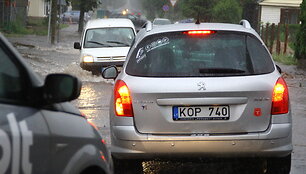 Apsemtos gatvės Panevėžyje