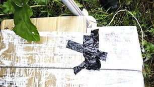 Pasieniečiai perėmė dar vieną meteorologiniu balionu i&scaron; Baltarusijos atskraidintą cigarečių krovinį
