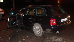 &bdquo;Audi&ldquo; ir &bdquo;Volvo&ldquo; avarija Panevėžyje