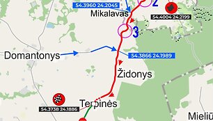 &bdquo;Perlas Go Rally Dzūkija&ldquo; žemėlapiai