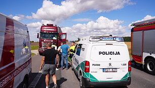 Avarija &bdquo;Via Baltica&ldquo; kelyje: žuvo moteris