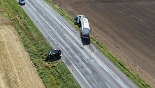 Avarija &bdquo;Via Baltica&ldquo; kelyje: žuvo moteris
