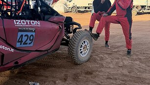 &bdquo;Izotono sportas&ldquo; ekipažas &bdquo;Rallye du Maroc&ldquo; trečiame etape