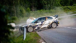 Ovidijus Va&scaron;takas ir Artūras Laukys &bdquo;Roki&scaron;kio Grand Rally&ldquo; varžybose