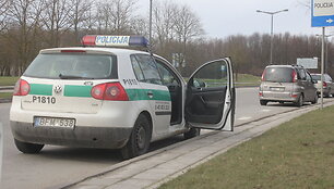 Policinės priemonės akimirka