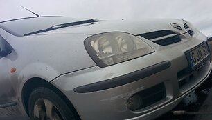 Girto vairuotojo automobilis
