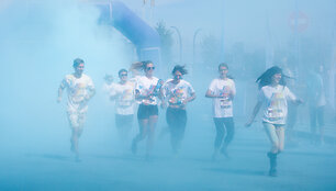 Vilniuje pirmąkart įvyko &bdquo;The Color Run&ldquo; spalvų festivalis 