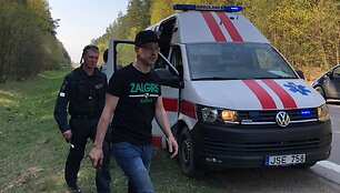 Avarija netoli Trakų Vokės