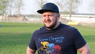 Lietuvos regbio rinktinės treniruotė