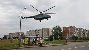 Sraigtasparnio avarijos pratybos