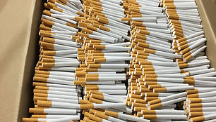 Mažeikių rajone vietoje lentpjūvės – užmaskuotas nelegalus cigarečių fabrikas