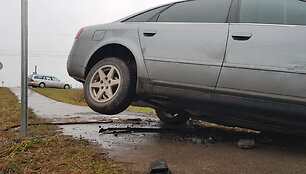 BMW ir &bdquo;Audi&ldquo; avarija prie Joni&scaron;kio