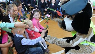 Kauno policija rugsėjo 1-ąją