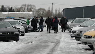 Kauno automobilių turgus sausį