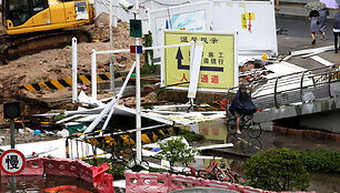 Taifūno Mangkhut sukelto chaoso padariniai