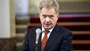 Suomijos prezidentas Sauli Niinisto