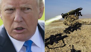 Raketų &bdquo;Javelin&ldquo; gavusi Ukraina nenori rūstinti JAV prezidento D.Trumpo